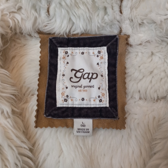Vintage Gap Faux Suede Jacket Girls Size 10 - Picture 3 of 4